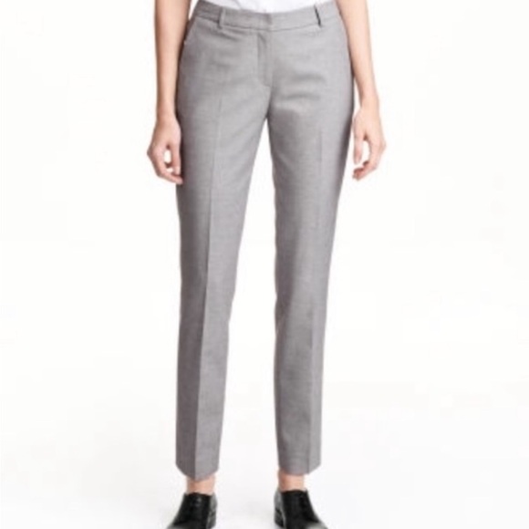 H&M Slim Coupe Etroite straight leg crop pants sz 2 - Picture 1 of 8